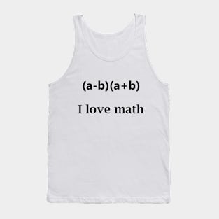 I love math Tank Top